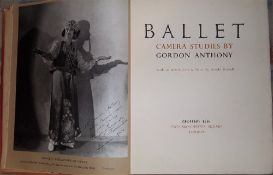 'Ballet Camera Studies by Gordon Anthony' hardback book including many black & white images