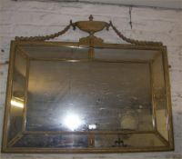 Gilt framed sectional mirror