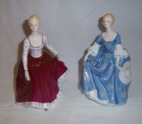 2 Royal Doulton figurines 'Hilary' HN2335 & 'Fiona' HN2694