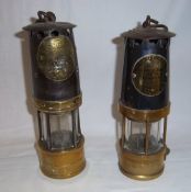 Protector Lamp & Lighting Co. Eccles miners lamp & 1 other