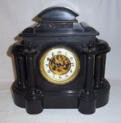 Slate mantel clock