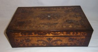 Inlaid writing box