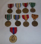 9 US WWII & other medals
