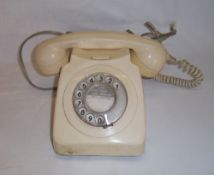 Cream telephone