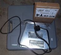 Fan heater, installation bracket & cased RCU digital satellite receiver