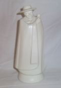 Royal Doulton 'Sandeman' port flask in cream glaze