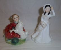 Royal Doulton 'Home Again' HN2167 & Royal Doulton figurine 'Helen' HN2994