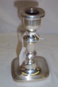 Silver single candlestick Lon. 1912 maker The Goldsmiths & Silversmiths Company