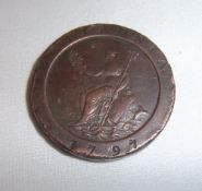 George III proof two pence