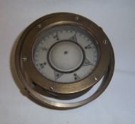 Brass gimbal compass