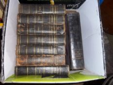 Sel. leather bound vols of Chambers Journal etc.