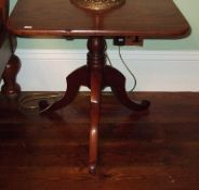 19th c. mah. tip top table