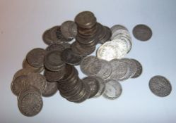 Sel. silver 3d coins