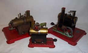 Sm. Mamod stationary steam engine & 2 others