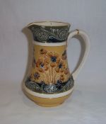 Moorcroft Macintyre Burslem `Dura` patt. jug in the Edward shape (missing pewter lid)