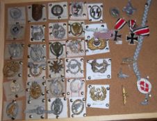 Lg. sel. mainly Nazi reproduction badges