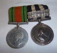 WWII defence medal & 1 other medal to Pte W.T Smith Lincoln SJAB 1945