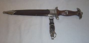 S.A German dagger with R.Z.M hanger