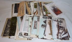 Sel. postcards some local inc. Louth, Grimsby, Cleethorpes, Boston, Tattershall, Tealby, Woodhall