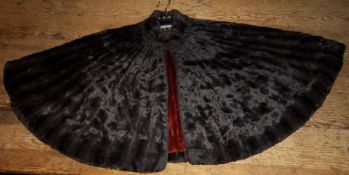 Ladies faux fur shrug