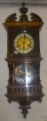 Vienna wall clock with cross arrows mark to dial