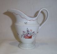 Newhall creamer decorated in the Chinese export style pattern no. 171