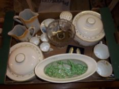 Sel. misc. ceramics inc. 2 lidded vegetable dishes, Coalport coffee cans & saucers, planter etc.