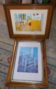 Pr framed Van Gogh prints