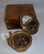 Stanley London brass compass