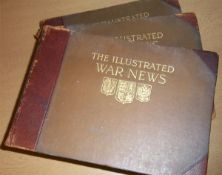 "The Illustrated War News" in three bound volumes