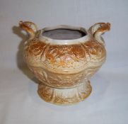 19th c. saltglaze stoneware Brampton sugar bowl