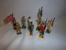 Lg. sel. lead & metal soldiers of Colonial, Foreign & Cavalry regiments inc. Britains, M.J. Mode