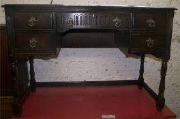 Old Charm style desk with sm. table and drop leaf table