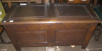 18th c. oak coffer