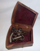 Stanley London 1894 brass sextant in mah. case