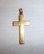 18ct gold crucifix wt approx. 5.8g