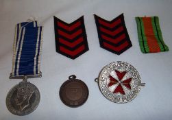 Police Long Service medal & Good Conduct medal to Const. J. Kearton 1937 & Sunderland County