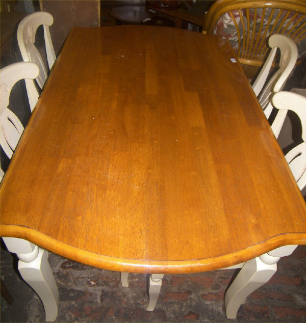 Pine table with 4 chairs