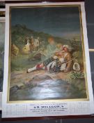 Calendar `R Willson Grocer, Provision Merchant and General Dealer Withern` dated 1902