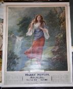 Calendar `Harry Hoyles Miller & Baker Five Sail Mill Alford` dated 1911
