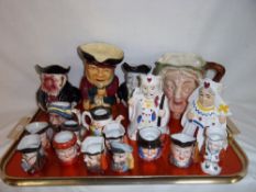 Beswick `Sairy Gamp` toby jug & sel. toby jugs