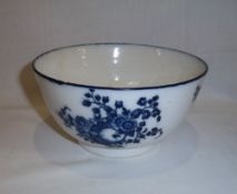 18th c. porcelain slop bowl