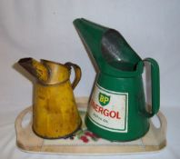 BP Energol Oil can & 1 other