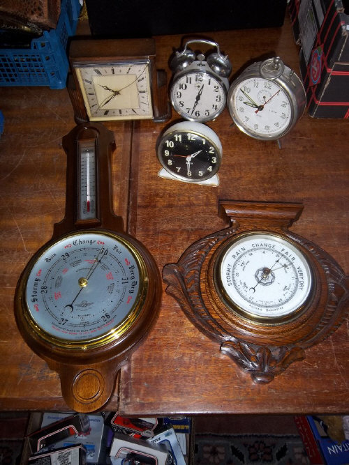 Sel. clocks & barometers