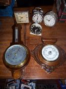 Sel. clocks & barometers