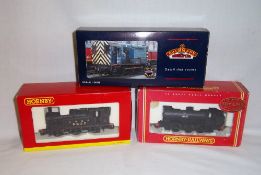 Hornby 0-6-0 jinty in original box, Hornby 0-6-0 J94 in original box & Bachmann 08 diesel shunter in