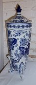 Lg. ltd ed Spode Statements `Worcester Wheel` lidded pot ht approx. 57cm