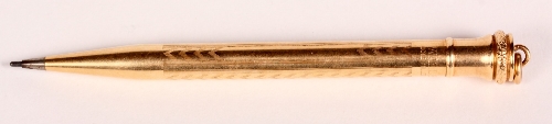 A gold filled "Wahl Eversharp" propelling pencil