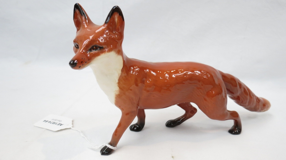 A Beswick figure of a large prowling fox, model 1016.