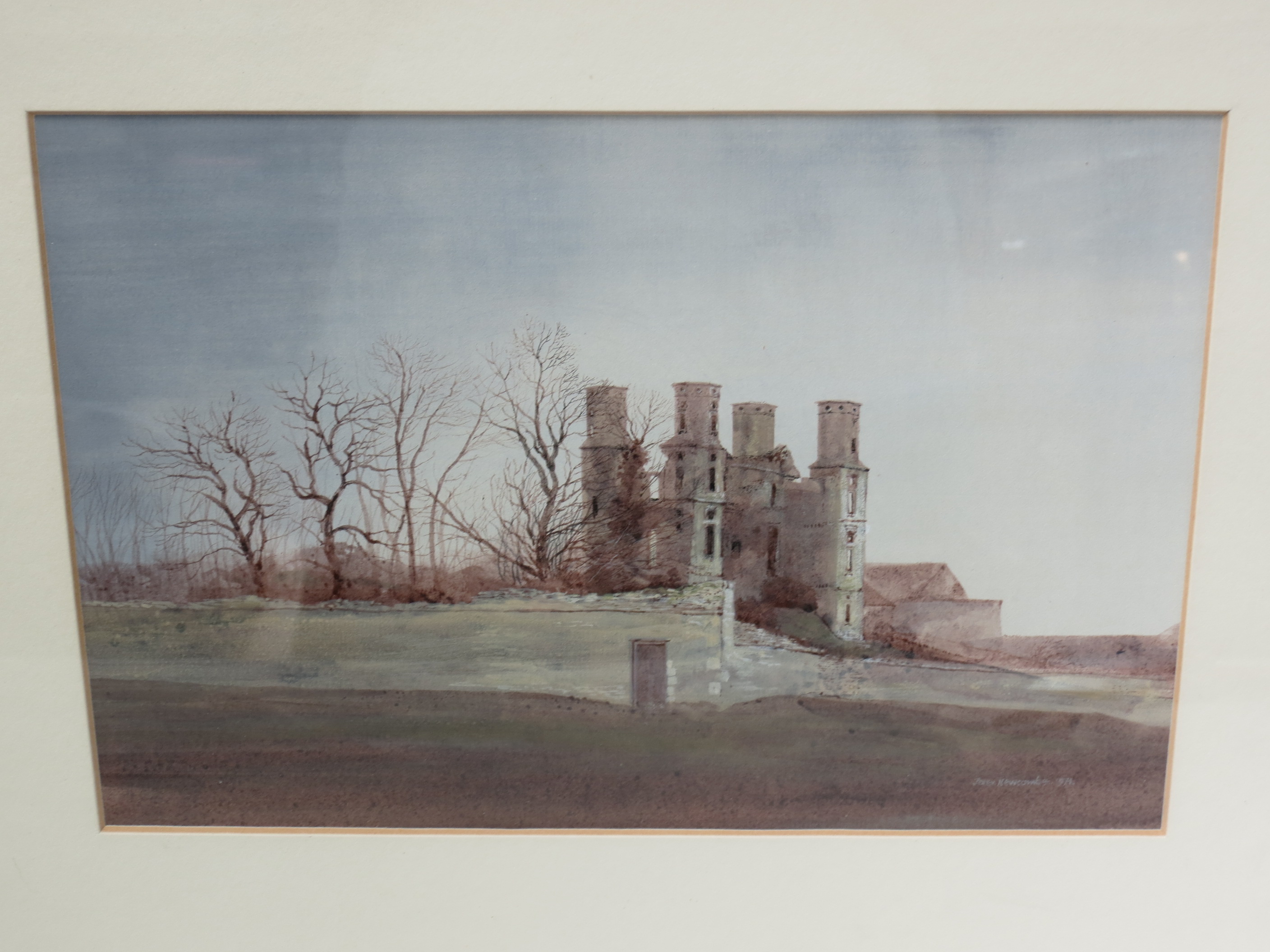 Peter Newcombe. Woethorpe Nr Stamford, watercolour, signed and dated 1971 lower right and
